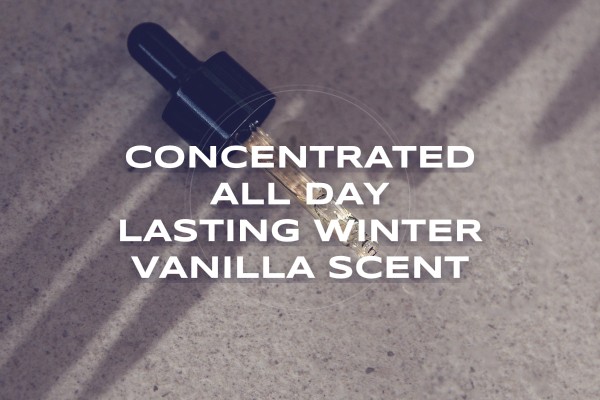 concentrated all-day lasting winter vanilla scent