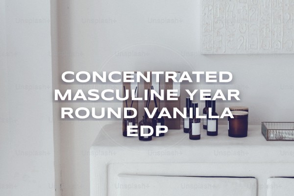 concentrated masculine year-round vanilla edp
