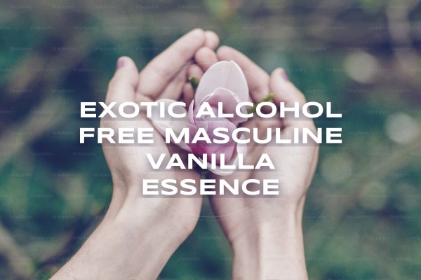 exotic alcohol free masculine vanilla essence