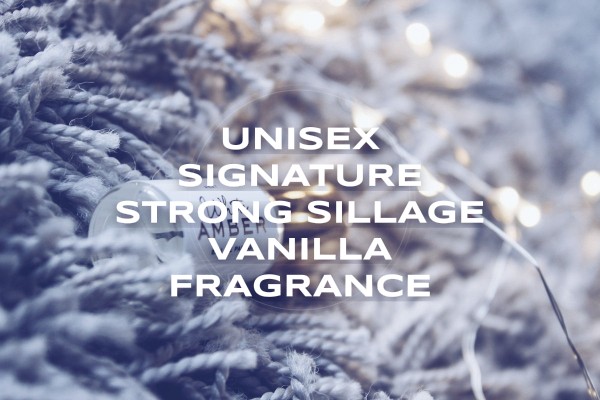 unisex signature strong sillage vanilla fragrance